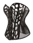 by LUANA - FORTALEZA Transparent Hollow Net Corsage med Trusse (A2233|XS|2XL)