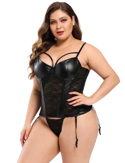 by LUANA - SWEDEN Spandex Corsage med Trusse (A3447|S|XL)