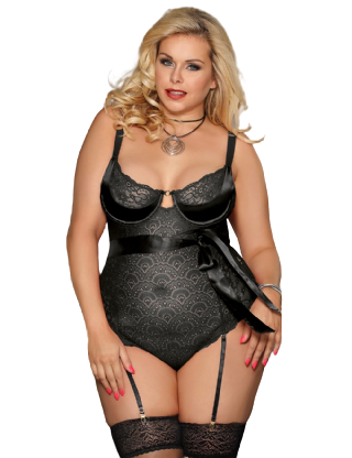 by LUANA - DALLAS Exquisite Body med Stålring (R80623-1|S |M I L I 2XL I 3XL)