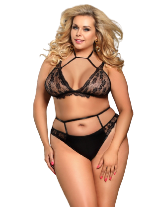 by LUANA - BERLIN Flot BH/Trusse Sæt (R80625|One size I Queen size I 2XL)