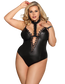 by LUANA - VALLETTA Eksklusiv Ciré Body med Halsstykke (R80663 I One size I Queen size)