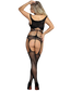 by LUANA - ALICANTE Fræk og Lækker Åben Bodystocking (H3168|One size I Queen size)