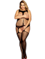 by LUANA - ALICANTE Fræk og Lækker Åben Bodystocking (H3168|One size I Queen size)
