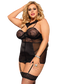 by LUANA - TAMPA Baby Doll med Fræk Ring (R80775 I One size I Queen size I 1XL)