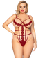 by LUANA - BUZIOS Bondage Teddy Rød (R80944-2|One Size  I Queen Size)