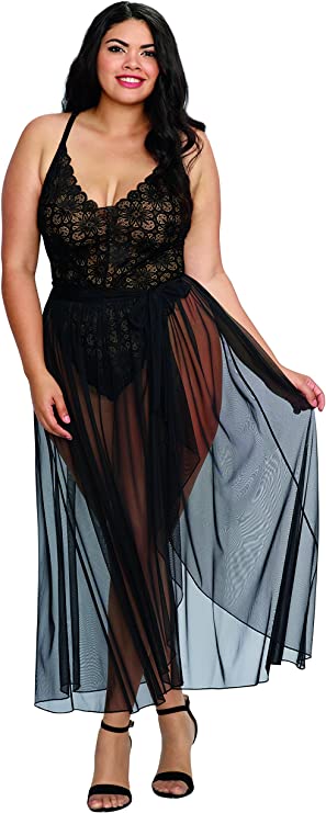 Dreamgirl Style 10996X - Womens Plus Size  Teddy