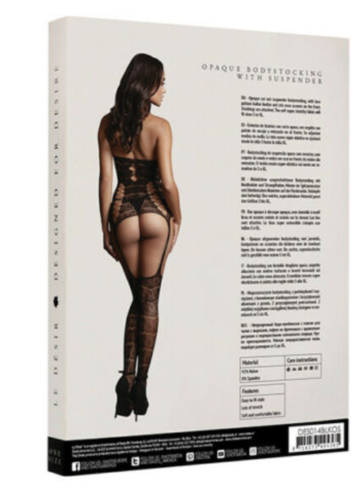 LE DÉSIR Lace Suspender Bodystocking - FRIDA