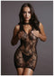 LE DÉSIR High Neck Lace Mini Dress - LEA