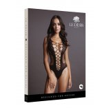 LE DÉSIR Contrast Fence Net Teddy - EMMA