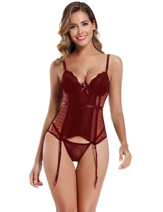 by LUANA - TAGHI Rød (A3444-2| One sizeI Queen size I XL)